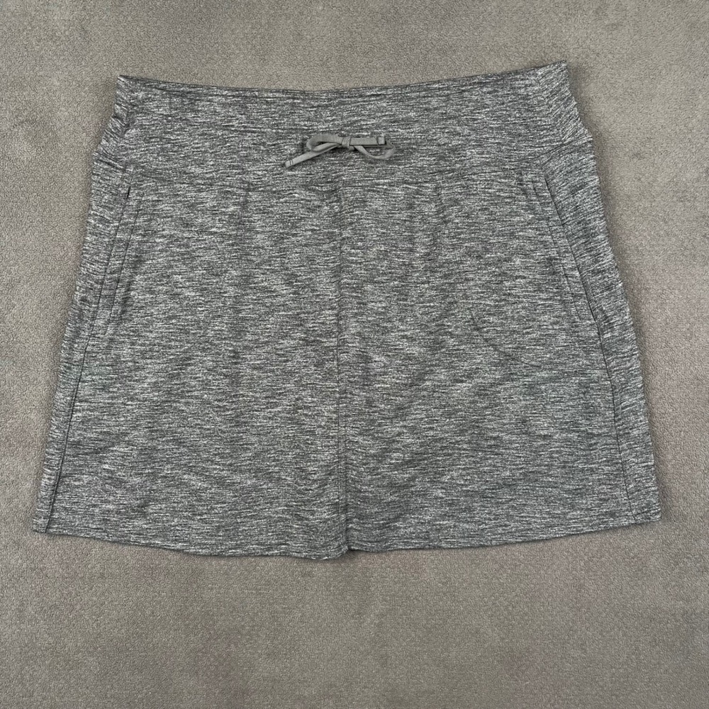 Kuhl Harmony Skort Womens Large Gray Heather Lined Stretch Active Hiking 6315